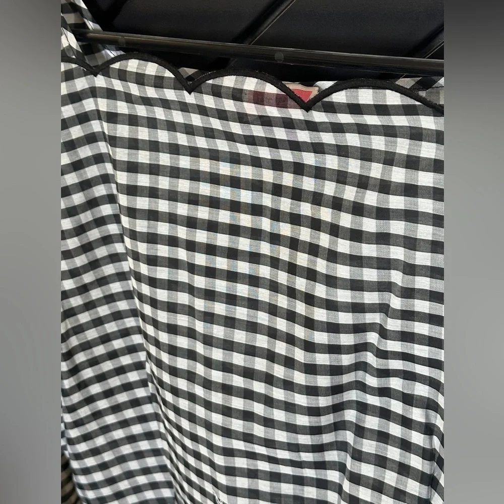 kate spade gingham cotton silk